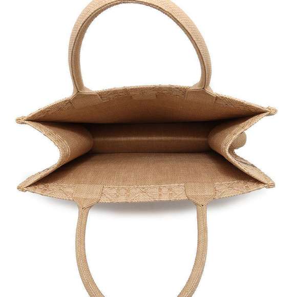 Christian Dior Tote Bag Book Medium Raffia - Picture 5 of 9